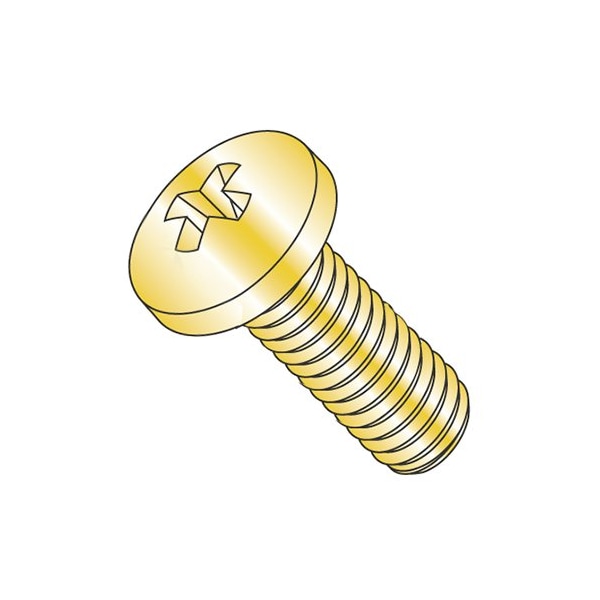Newport Fasteners 5/16"-18 x 1/2 in Phillips Pan Machine Screw, Plain Steel, 1000 PK 834746 - main